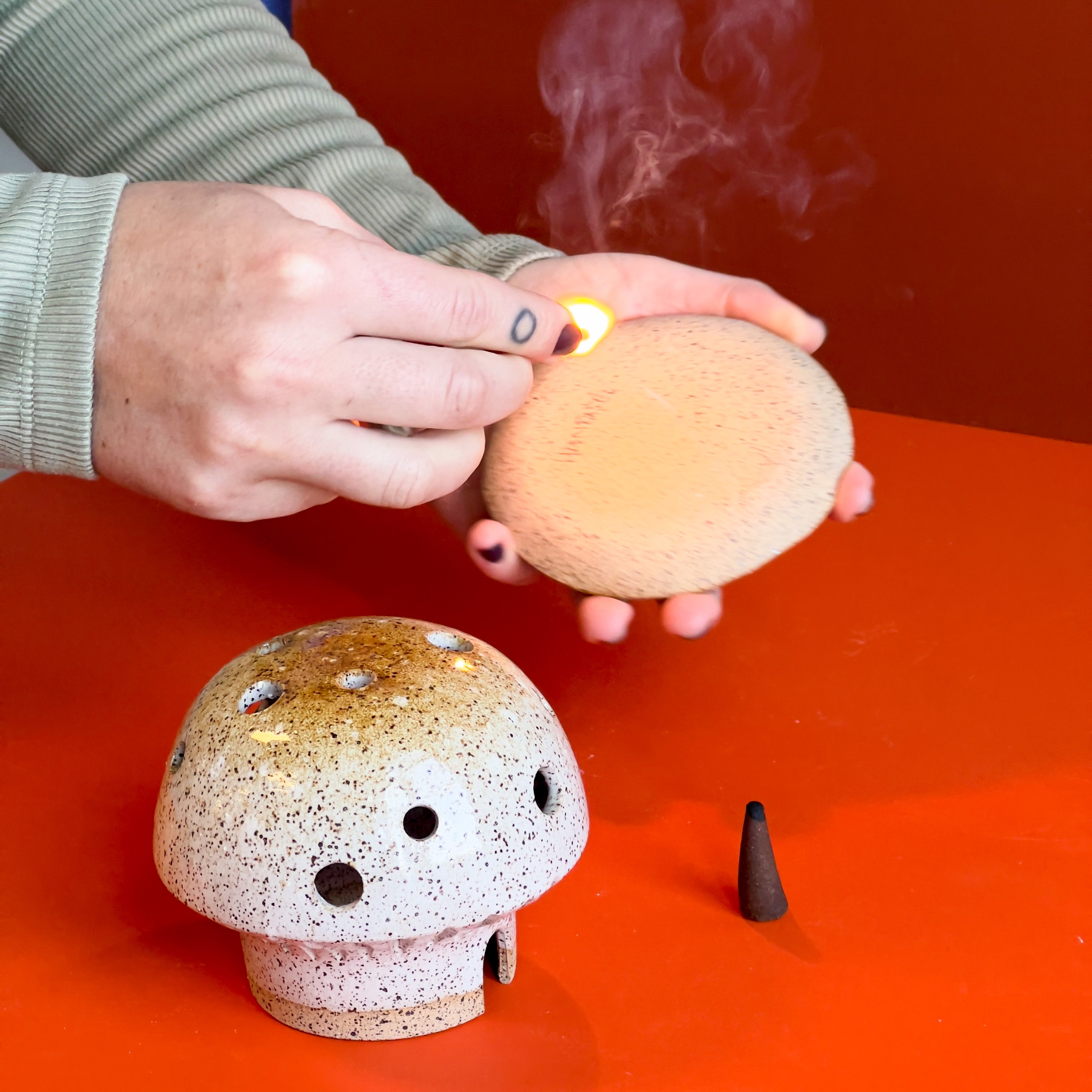 Mushroom Incense Burner