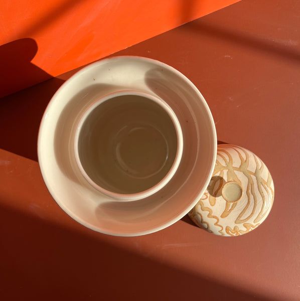 Floral Fermentation Crock